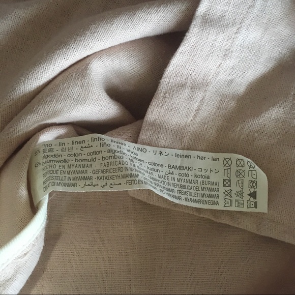 Zara Pink Blush Linen Blend Coat - Picture 9 of 11